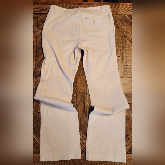 Lauren Ralph Lauren Adelle Trouser Pants Cream Color Like New Size 8 - Picture 4 of 9